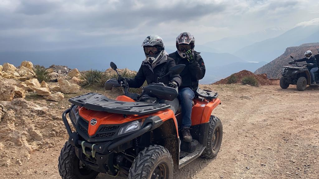 Raid 2 Jours — Atlas Mountains et Désert d'Agafay couple cf moto 520 raid